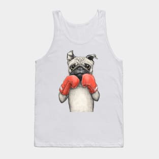 Pug boxer Tank Top